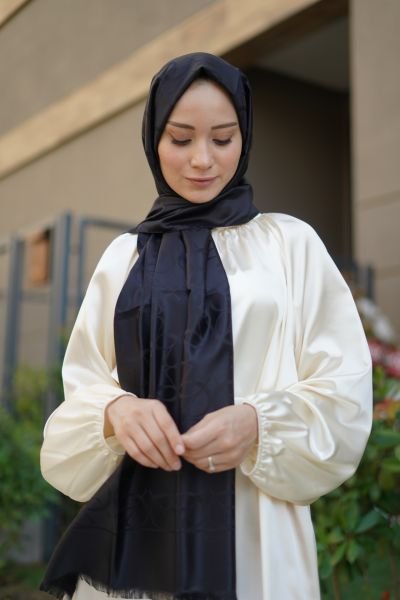 Elie Saab Şal Siyah